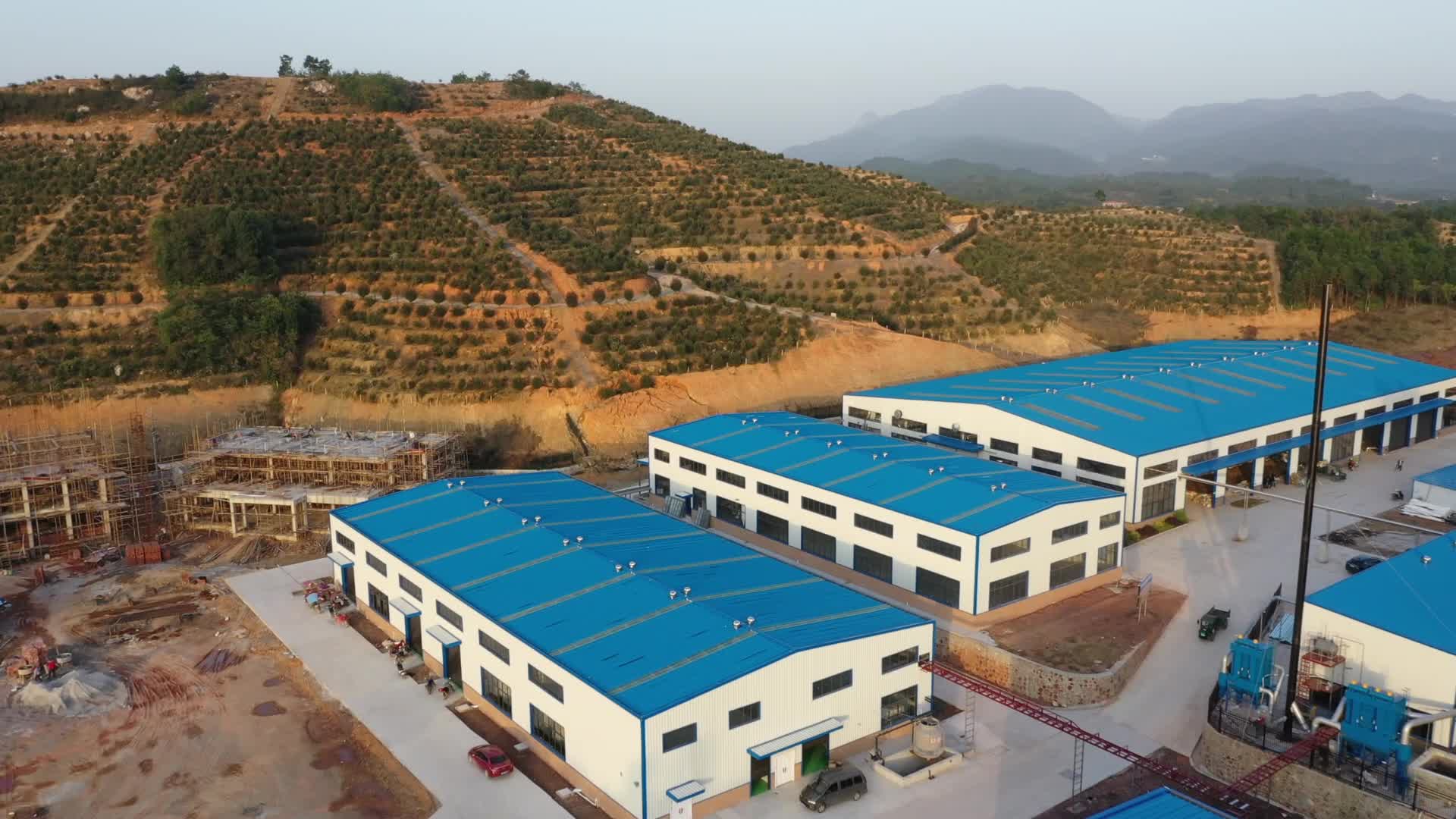 航拍廠區視頻-九豐農業茶油種植基地(dì / de)